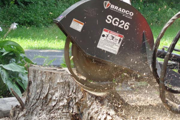 Paladin Attachments | Bradco | Stump Grinder for sale at Rippeon Equipment Co., Maryland