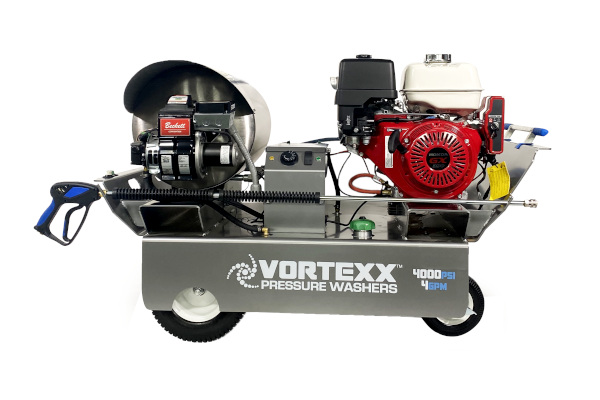 Vortexx Pressure Washers | Hot Water | Model 4000HOT | 4000 PSI | 4GPM for sale at Rippeon Equipment Co., Maryland