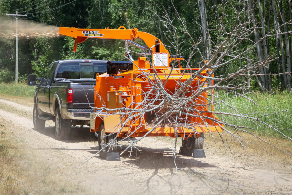 Bandit Industries TOWABLE  DISC STYLE HAND-FED CHIPPER for sale at Rippeon Equipment Co., Maryland