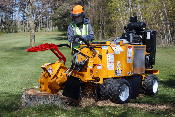 Bandit Industries RUBBER TIRE STUMP GRINDER for sale at Rippeon Equipment Co., Maryland