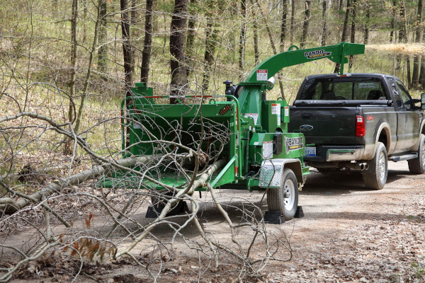 Bandit Industries Towable   DRUM Style Hand-Fed Chipper for sale at Rippeon Equipment Co., Maryland