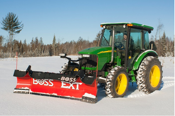 Boss Snowplow EXT 8' Retracted and 10' Expanded for sale at Rippeon Equipment Co., Maryland