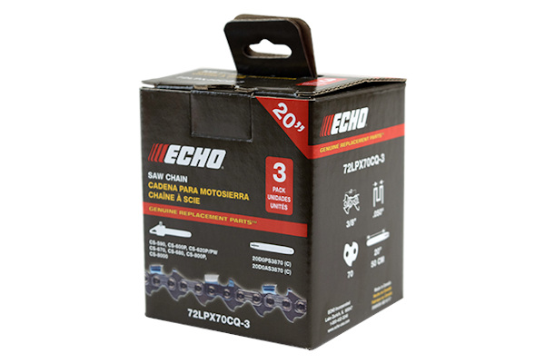 Echo 20" – 3 Pack Chain - 72LPX70CQ-3 for sale at Rippeon Equipment Co., Maryland