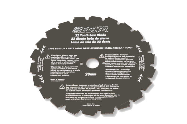 Echo | Blades | Model 22-Tooth Brush Blade - 99944200131 for sale at Rippeon Equipment Co., Maryland
