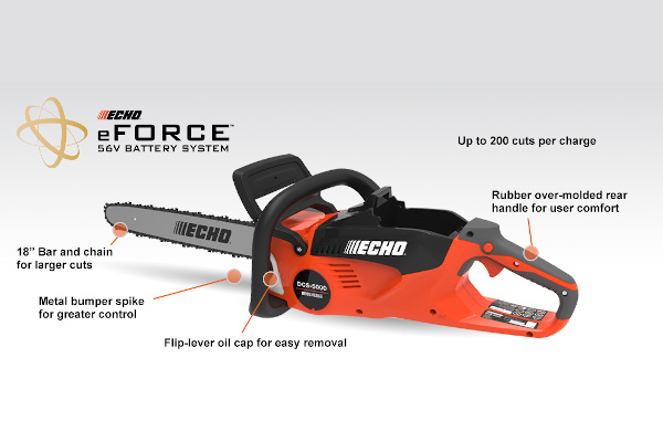 Echo | 56V Cordless | Model DCS-5000 for sale at Rippeon Equipment Co., Maryland