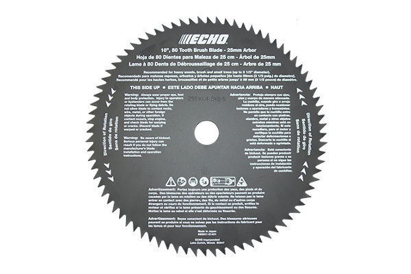 Echo 80-Tooth Brush Blade - 69500120331 for sale at Rippeon Equipment Co., Maryland