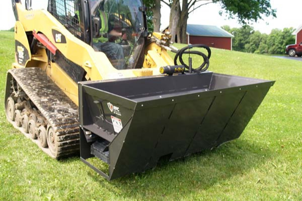 Paladin Attachments 72" Sawdust Bucket for sale at Rippeon Equipment Co., Maryland
