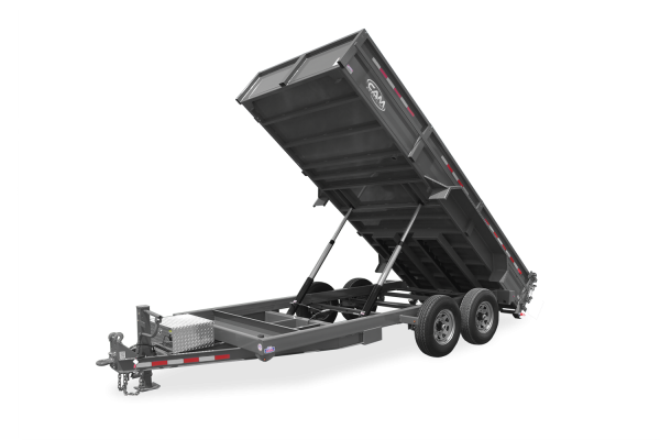 Cam Superline | Heavy Duty Low Profile Dump Trailer 8 Ton | Model 8CAM614LPHD for sale at Rippeon Equipment Co., Maryland