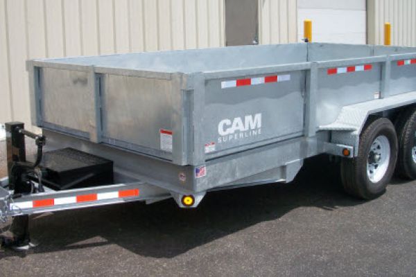 Cam Superline | Heavy Duty Low Profile Dump Trailer | Model 6CAM612LPD for sale at Rippeon Equipment Co., Maryland