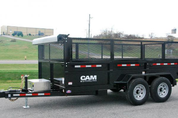 Cam Superline | Low Profile Dump Trailer | Model 5CAM612LPD 102" for sale at Rippeon Equipment Co., Maryland